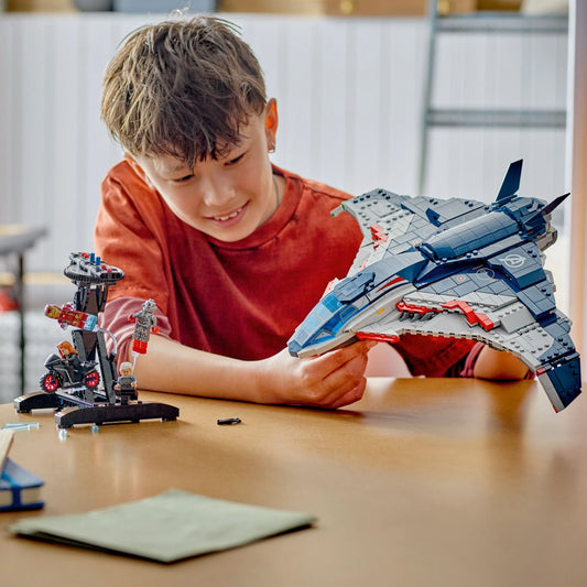Curious Minds Toys & Games > Toys > Construction Toys > Interlocking Blocks > LEGO > Other LEGO Sets Lego Marvel 76325 Avengers: Age of Ultron Quinjet for Ages 12 and Up