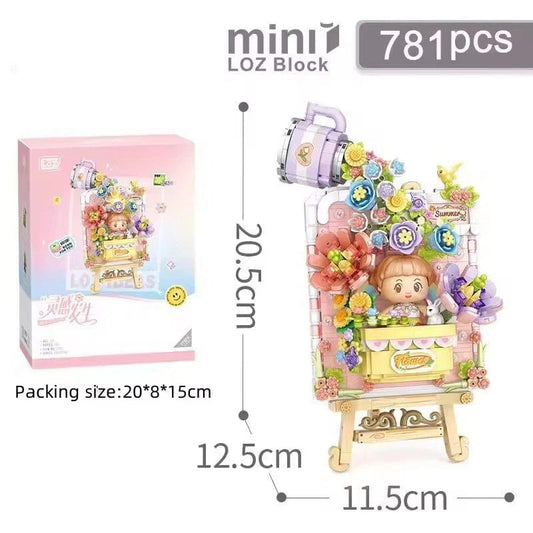 LOZ Summer Flowers Easel 1301 6932691913014