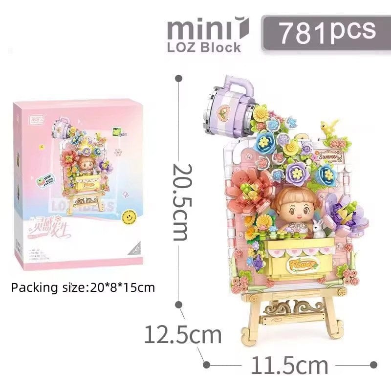 LOZ Summer Flowers Easel 1301 6932691913014