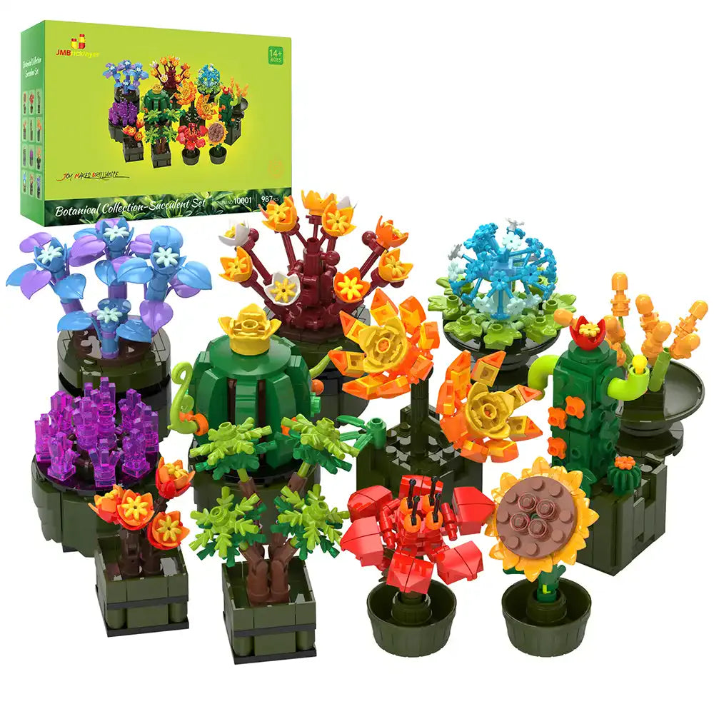JMBricklayer 12in1 Succulent Set 10001 6975581464463