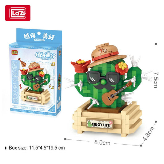 LOZ Moustache Cactus 8833 6932691912468