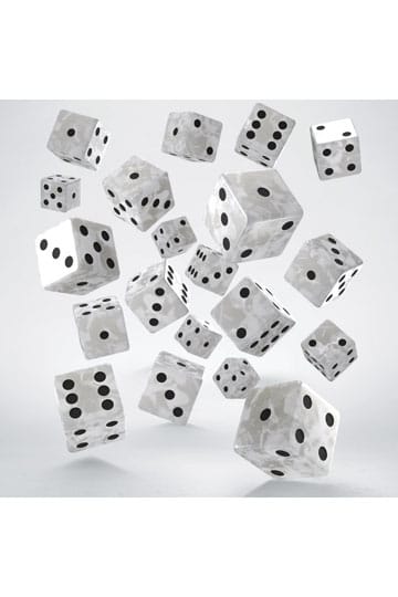 Dice Q Workshop Dice Set Full Pack D6 Pearl (20) 5907699498437
