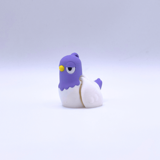 Dans Fidget Foundry Figurine Grumpy Pigeon