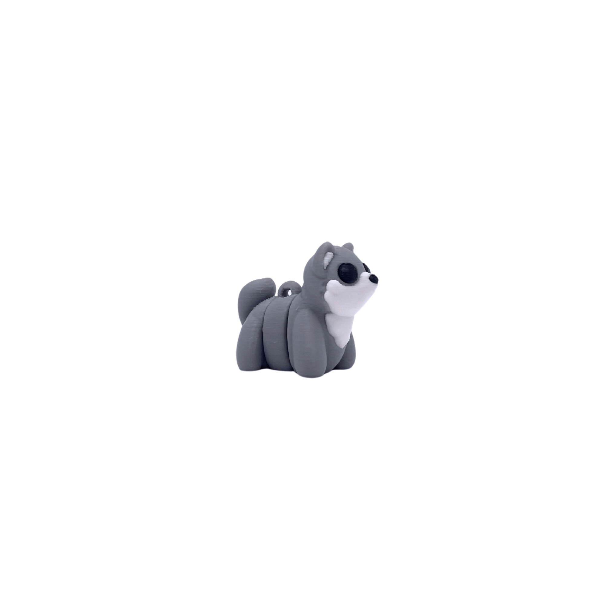 Dans Fidget Foundry Keyring Baby Wolf Key Charm
