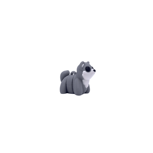 Dans Fidget Foundry Keyring Baby Wolf Key Charm