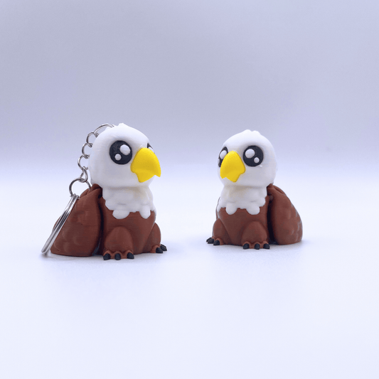 Dans Fidget Foundry Keyring Bald Eagle Key Charm