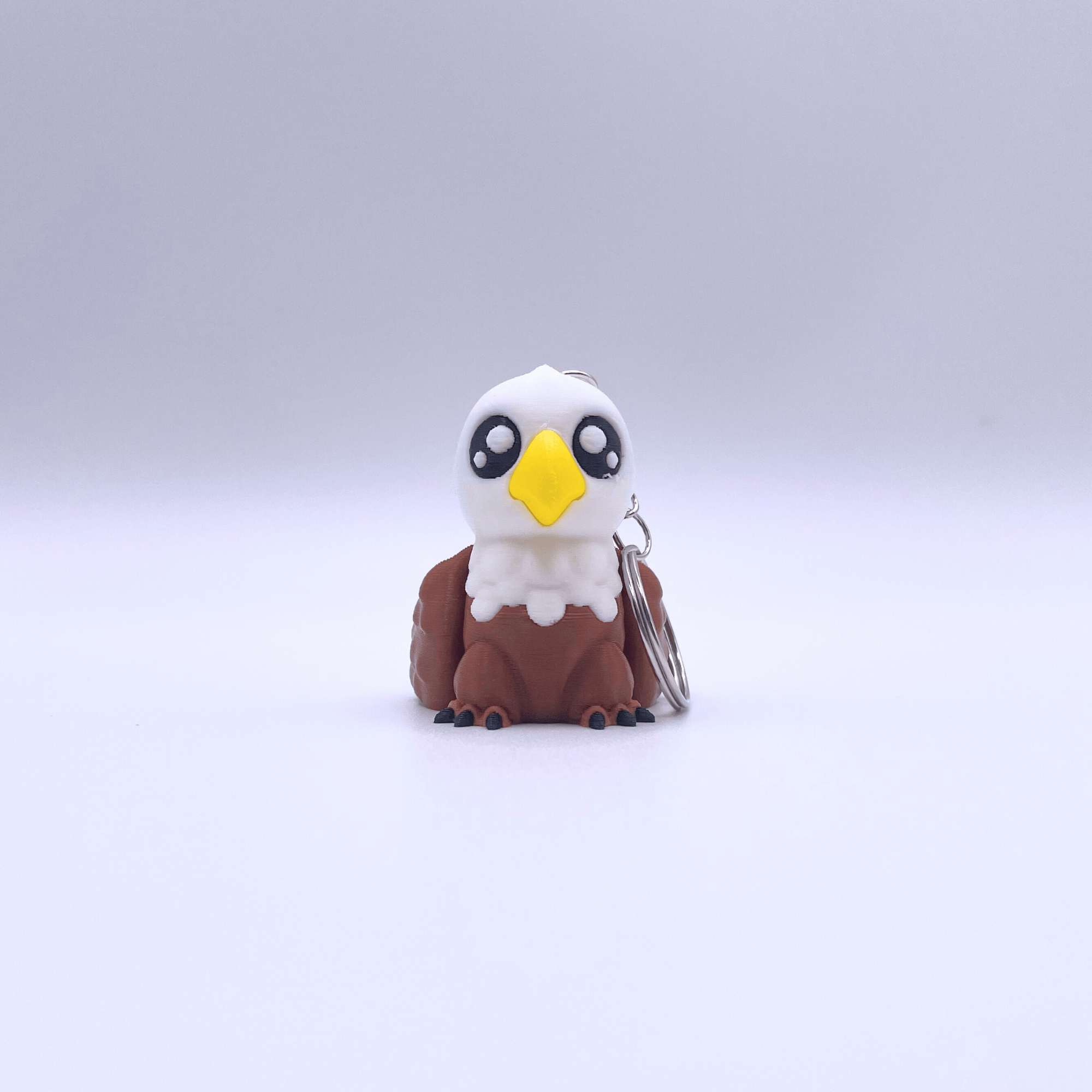 Dans Fidget Foundry Keyring Bald Eagle Key Charm