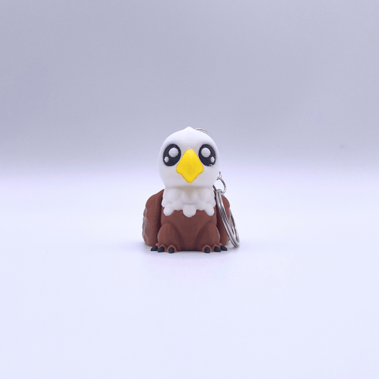 Dans Fidget Foundry Keyring Bald Eagle Key Charm