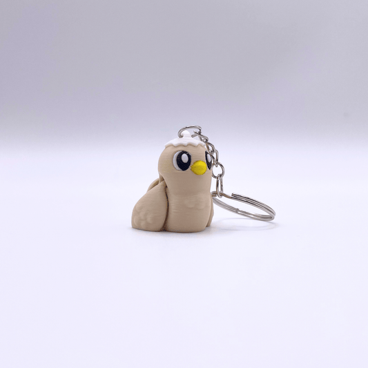 Dans Fidget Foundry Keyring Chick Key Charm