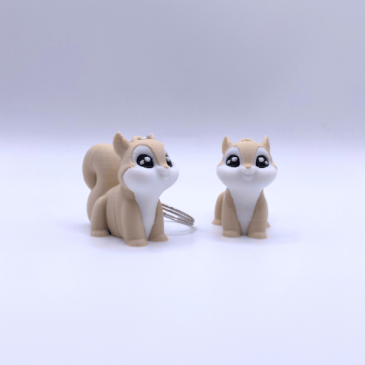 Dans Fidget Foundry Keyring Friendly Squirrel Key Charm