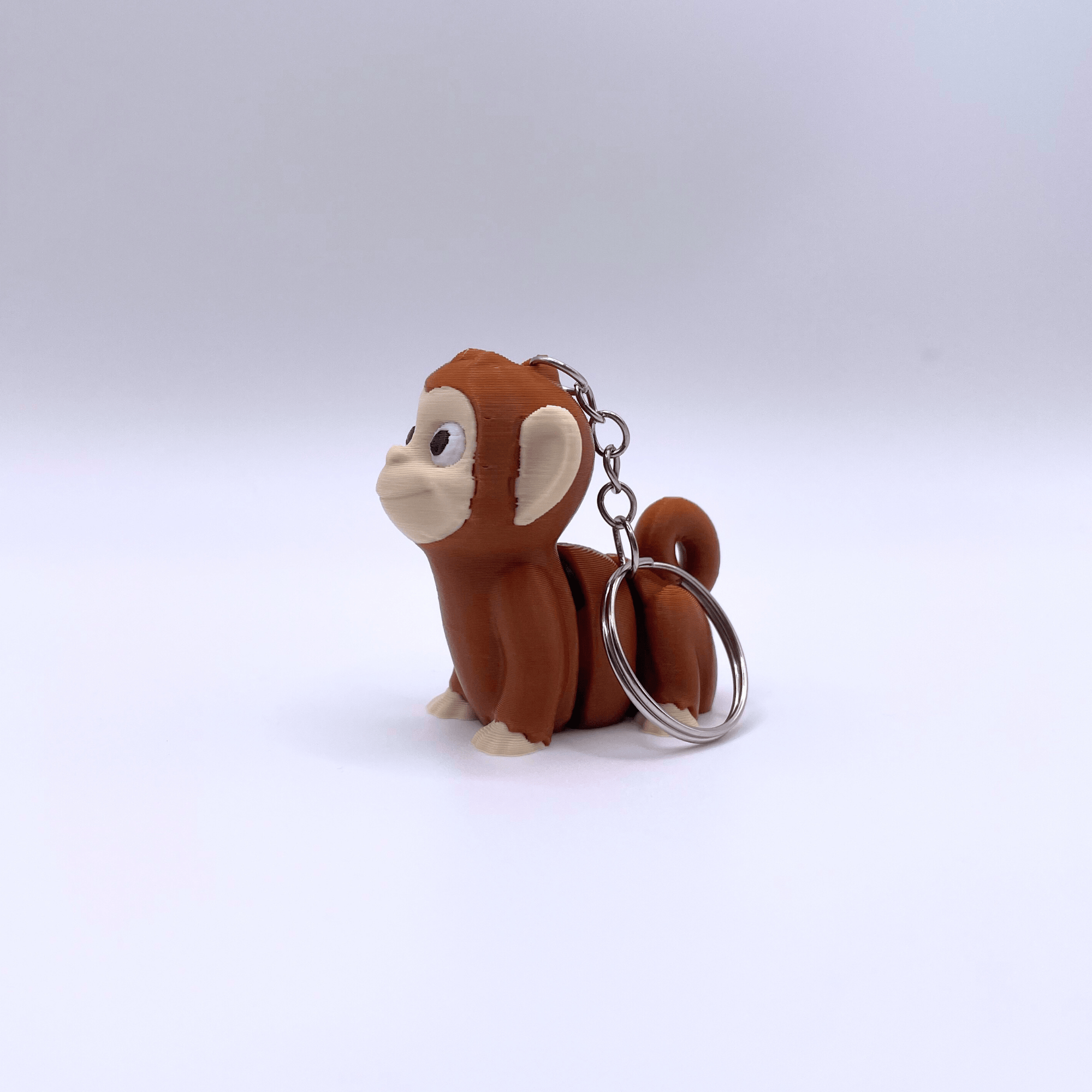 Dans Fidget Foundry Keyring Happy Monkey Key Charm