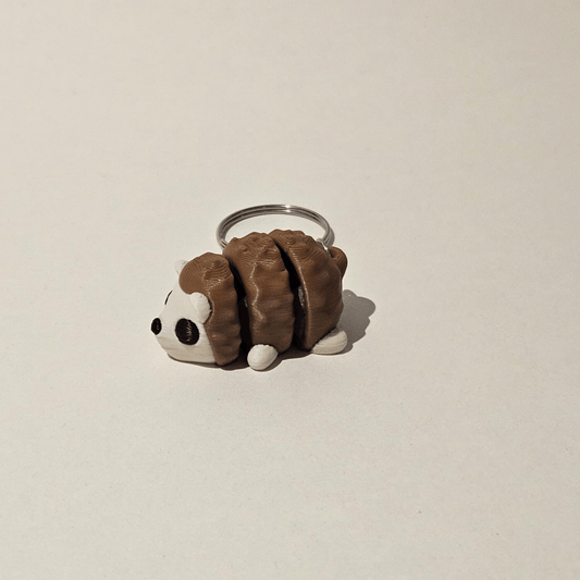 Dans Fidget Foundry Keyring Hedgehog Key Charm