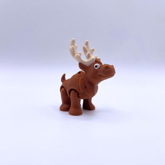 Dans Fidget Foundry Keyring Moose Key Charm