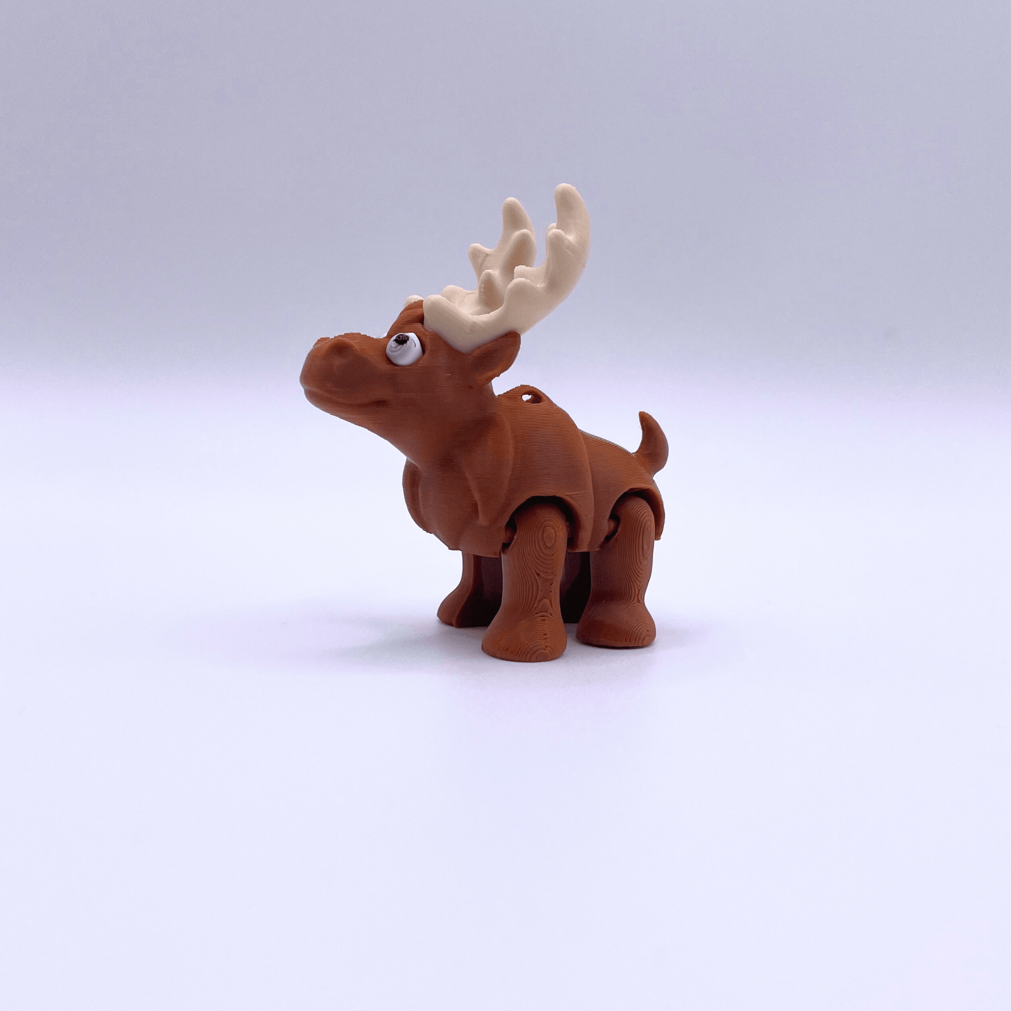Dans Fidget Foundry Keyring Moose Key Charm