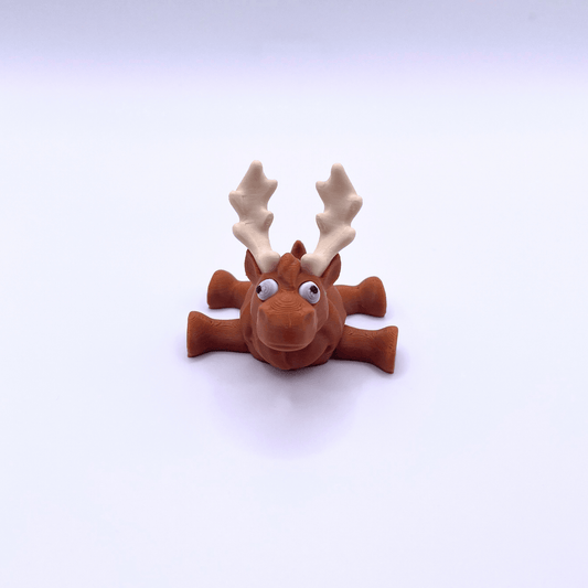 Dans Fidget Foundry Keyring Moose Key Charm