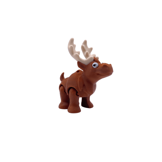 Dans Fidget Foundry Keyring Moose Key Charm