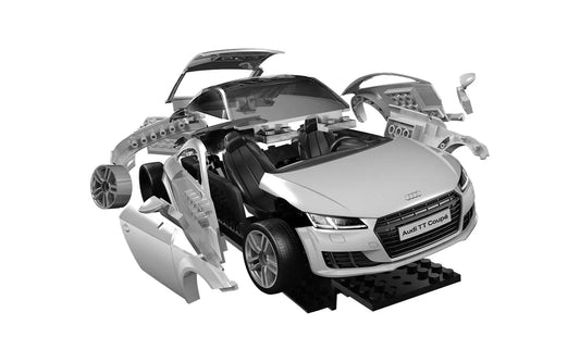 Empire Warehouse Model cars Airfix J6054 Quickbuild Audi TT Coupe Blue Model Car Kit