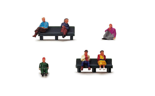 Empire Warehouse Model railways Hornby R7119 SkaleScenics Sitting People