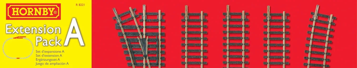 Empire Warehouse Model railways Hornby R8221 Track Extension Pack A
