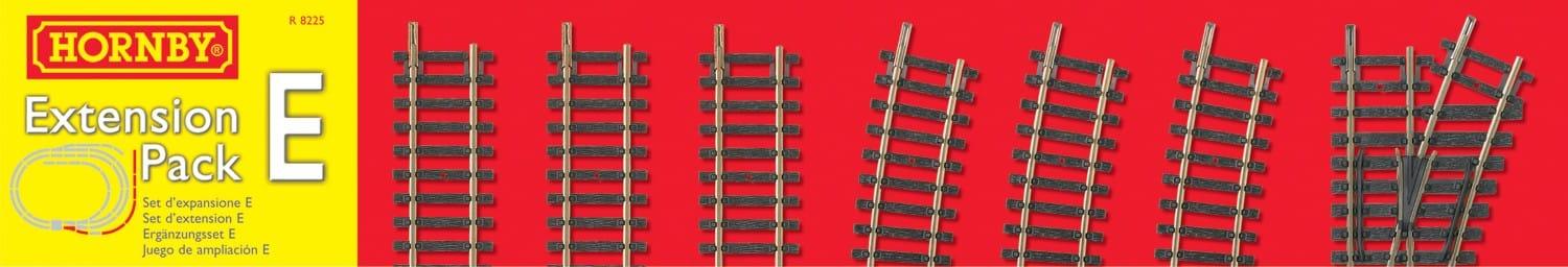 Empire Warehouse Model railways Hornby R8225 Track Extension Pack E