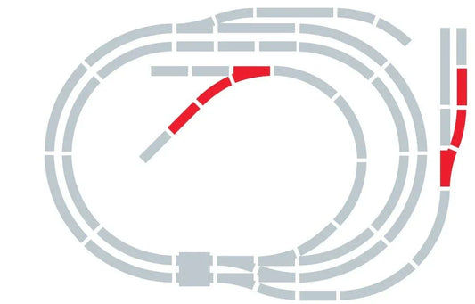 Empire Warehouse Model railways Hornby R8226 Track Extension Pack F