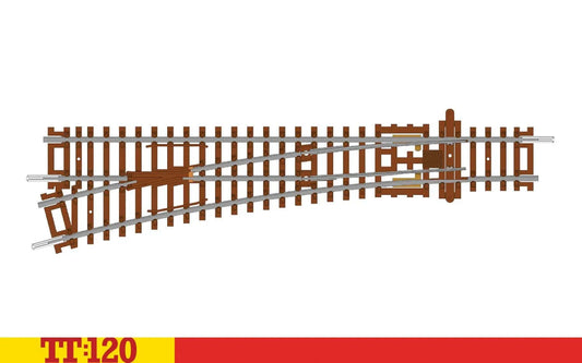 Empire Warehouse Model railways Hornby TT:120 TT8008 Left Hand Point