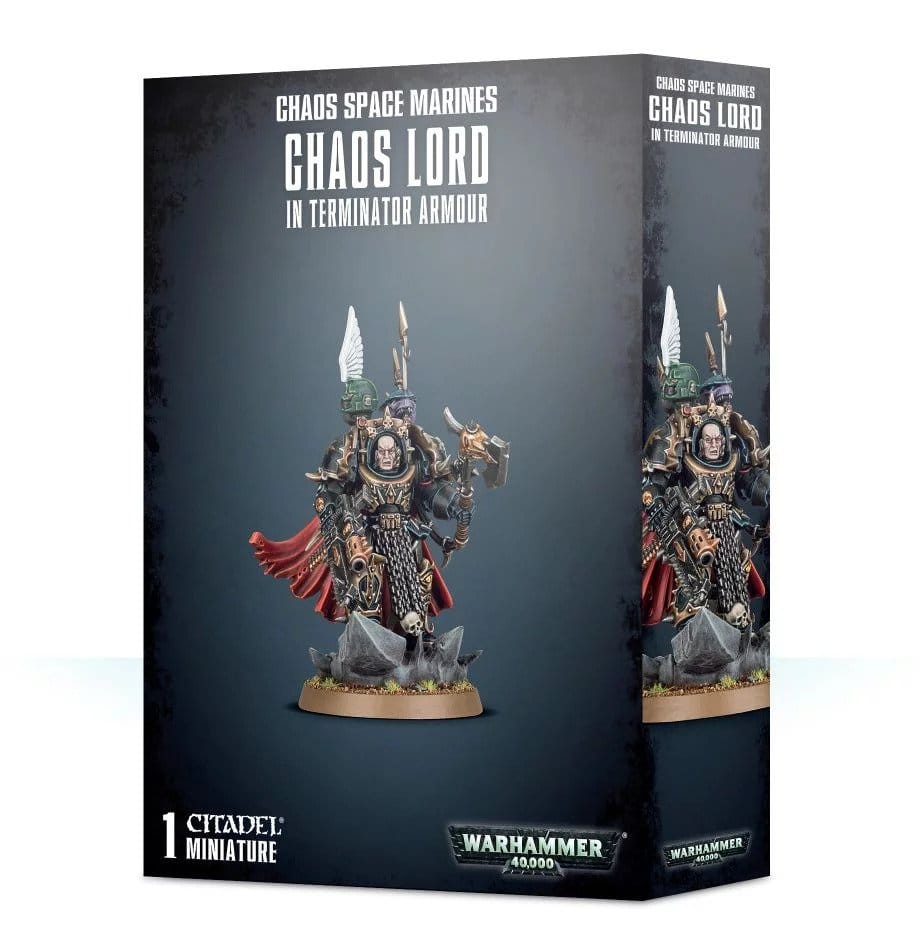Chaos Space Marine CHAOS SPACE MARINES CHAOS LORD IN TERMINATOR ARMOUR 5011921111152