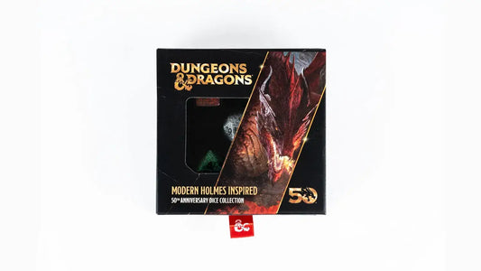 FanRoll by Metallic Dice Games D&D 50th Anniversary Modern Holmes Inspired Set