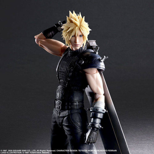 Collectibles Final Fantasy VII Remake Play Arts Kai Action Figure Cloud Strife Ver. 2 4988601350112