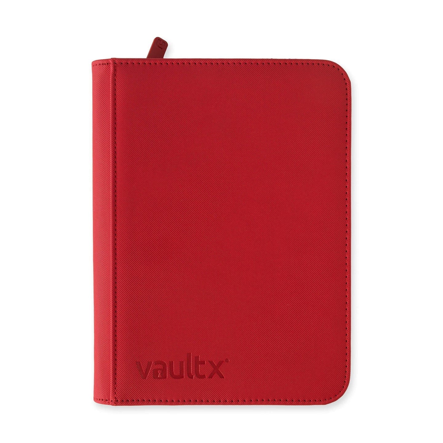 Fire Red 4 Slot Vault X 4-Pocket Exo-Tec Zip Binder 5060570200335