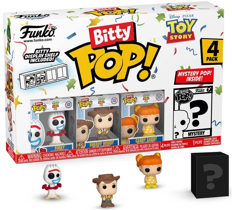 Funko Pop FUNKO BITTY POP: TOY STORY 4PK - WOODY 889698730426