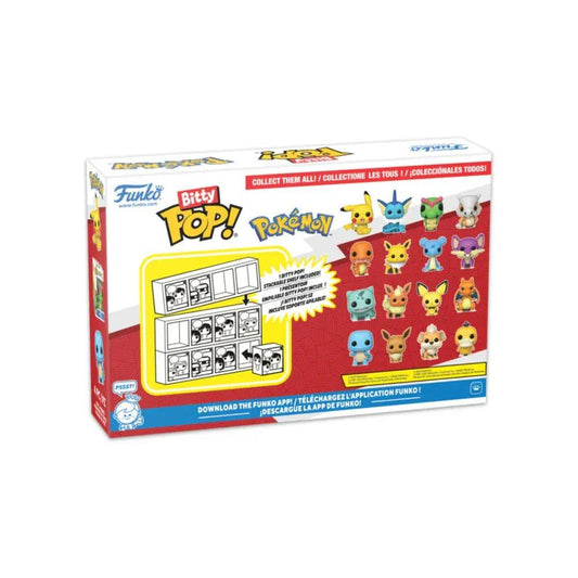 GameOn.games Action & Toy Figures Bitty POP: Pokémon - Pikachu 4 Pack