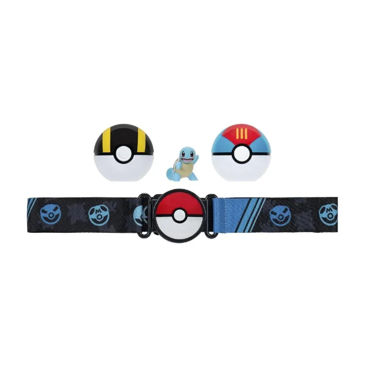 GameOn.games Action & Toy Figures Clip 'N' Go Poke Ball Belt Set - Squirtle