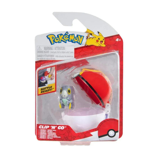 GameOn.games Action & Toy Figures Pokémon Clip 'n' Go - Frigbax & Repeat Ball