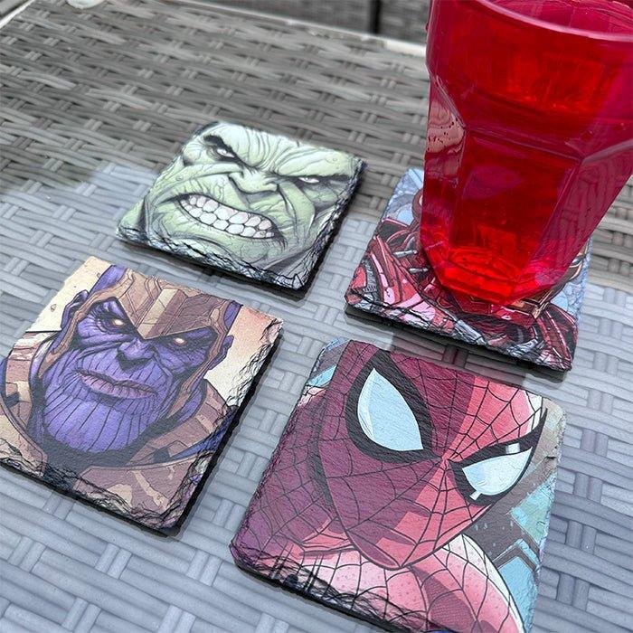 GameOn.games Coaster Marvel Slate Coasters - Infinity Set of 4 #1