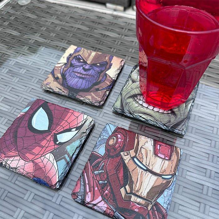 GameOn.games Coaster Marvel Slate Coasters - Infinity Set of 4 #1