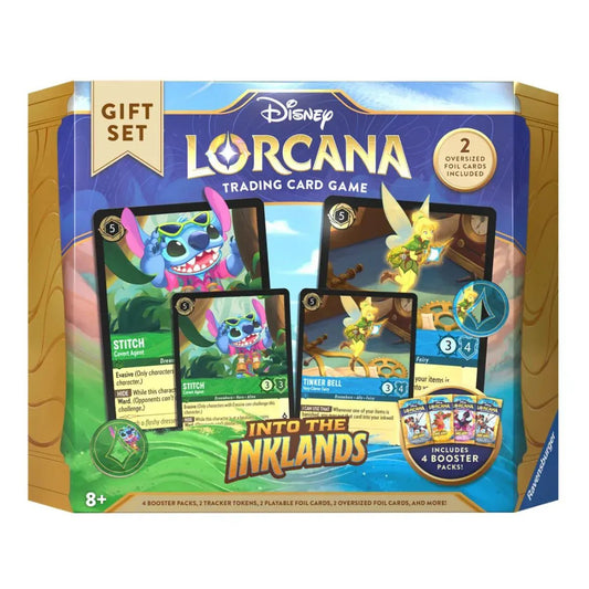 GameOn.games Collectible Trading Cards Disney Lorcana TCG - Into The Inklands - Gift Set
