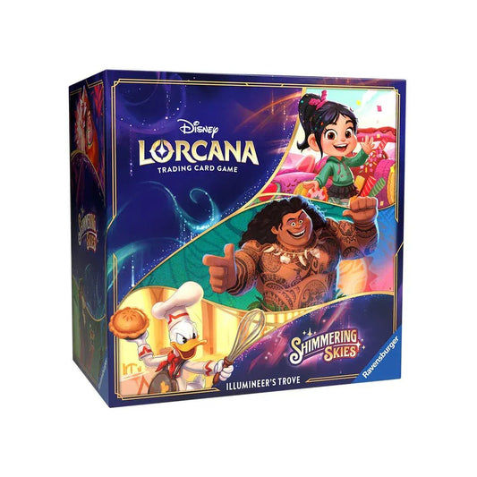 GameOn.games Collectible Trading Cards Disney Lorcana TCG - Shimmering Skies Illumineer's Trove Set - Set 5