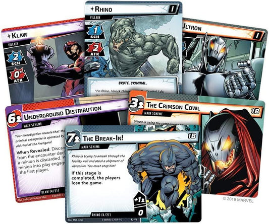 GameOn.games Collectible Trading Cards Marvel Champions: Base Game
