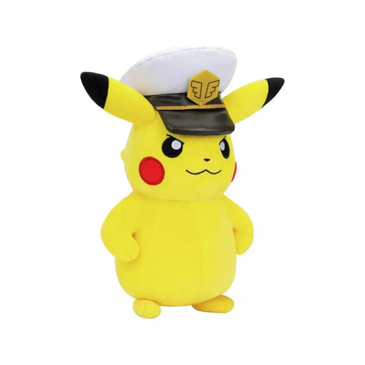 GameOn.games Plush 8" Pikachu with Captain's Hat Plush