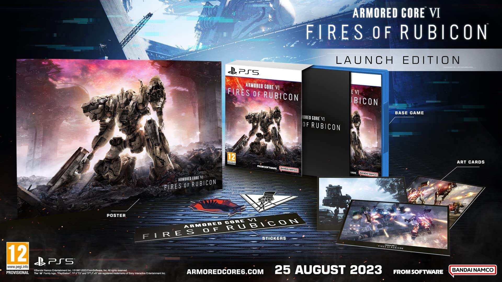 GameRaid Video Game Armored Core VI Fires of Rubicon Launch Edition PS5