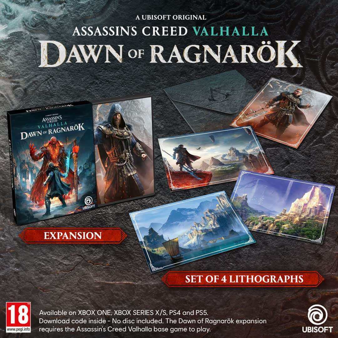GameRaid Video Game Assassin's Creed Valhalla Dawn of Ragnarok (Code in Box) PS4