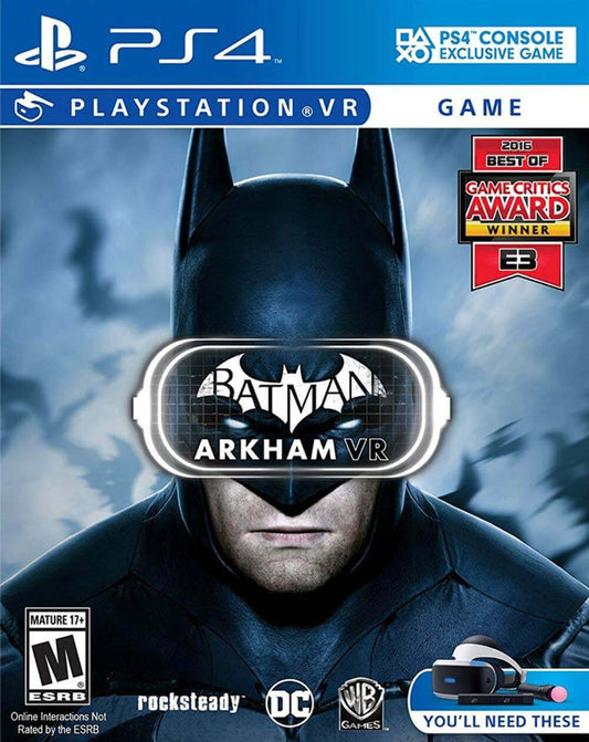 GameRaid Video Game Batman Arkham VR PS4 VR