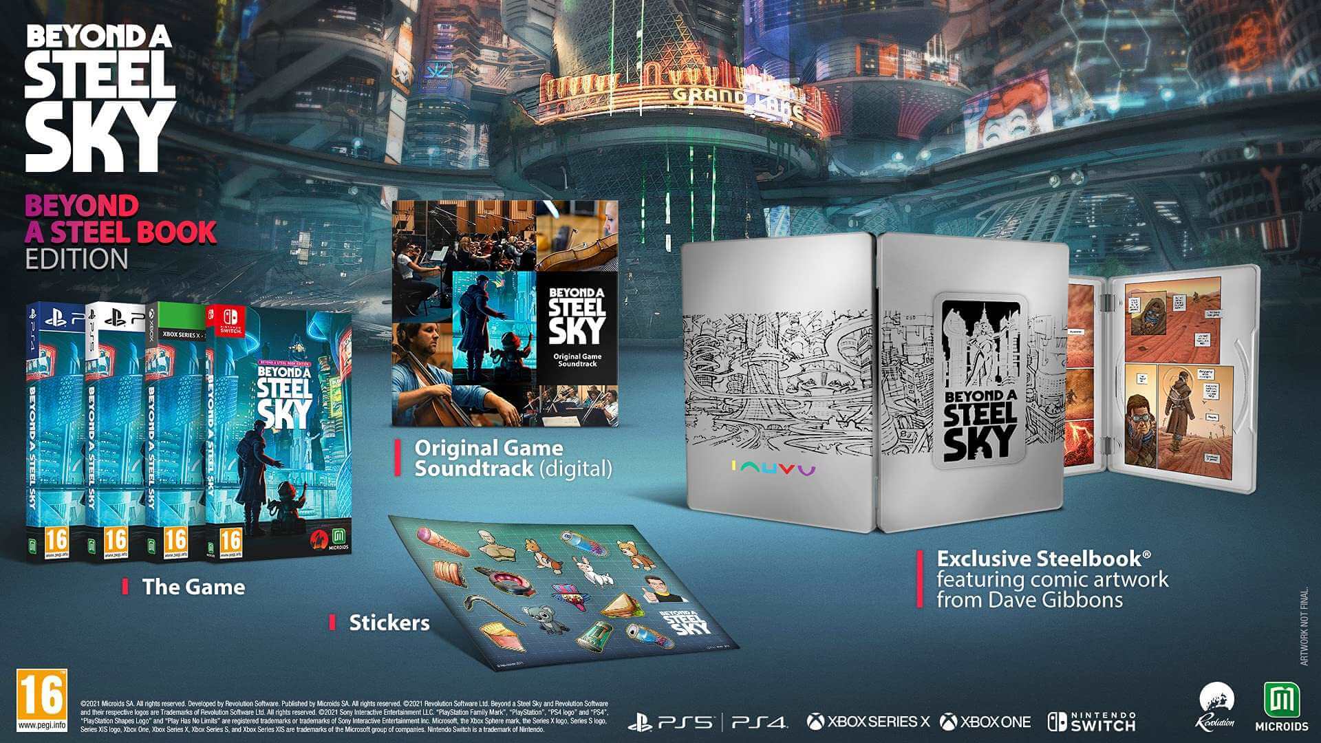 GameRaid Video Game Beyond A Steel Sky Steelbook Edition Nintendo Switch