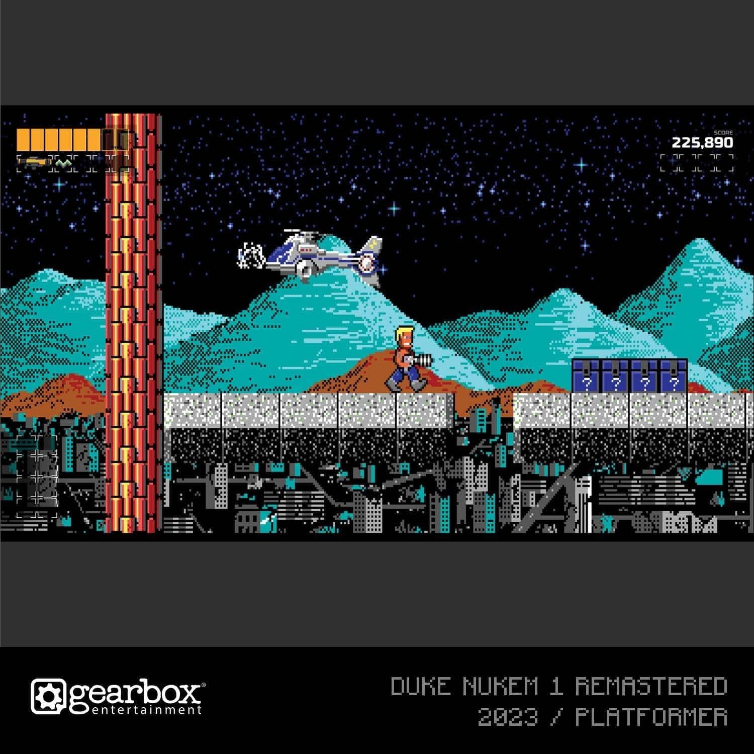 GameRaid Video Game BLAZE Evercade Red Cart 33 – Duke Nukem Col. 1