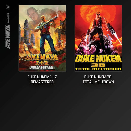 GameRaid Video Game BLAZE Evercade Red Cart 33 – Duke Nukem Col. 1