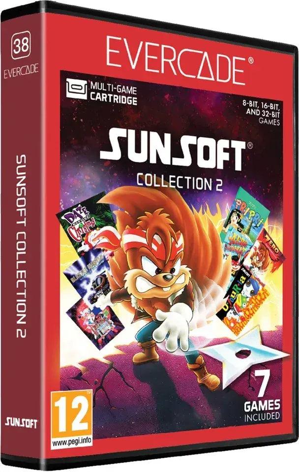 GameRaid Video Game Evercade Sunsoft Collection 2 – Cartridge