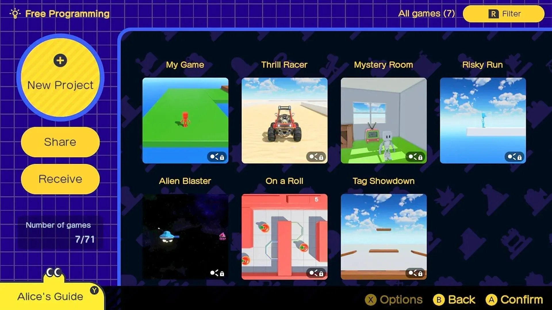 GameRaid Video Game Game Builder Garage Nintendo Switch