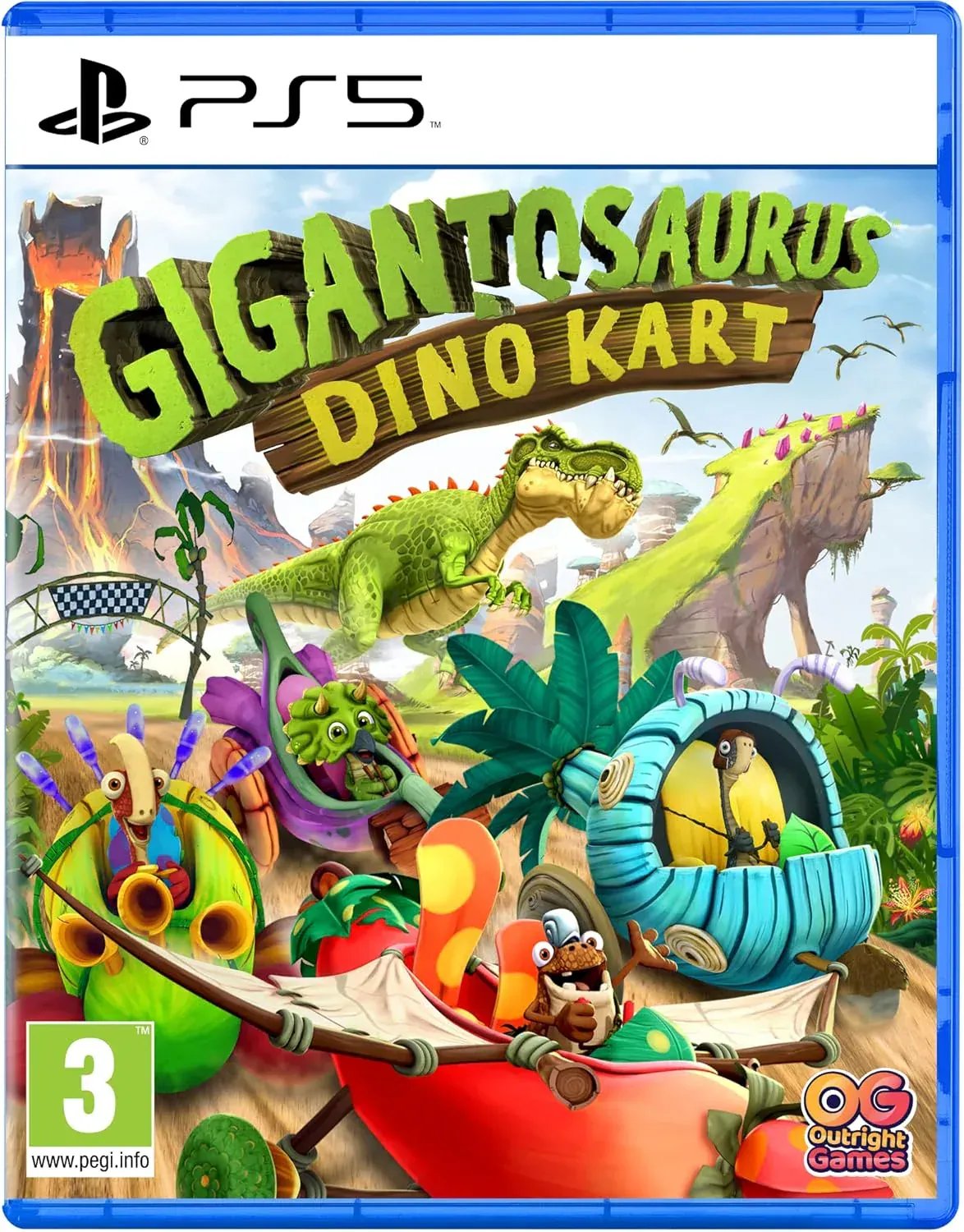 GameRaid Video Game Gigantosaurus: Dino Kart (PS5)