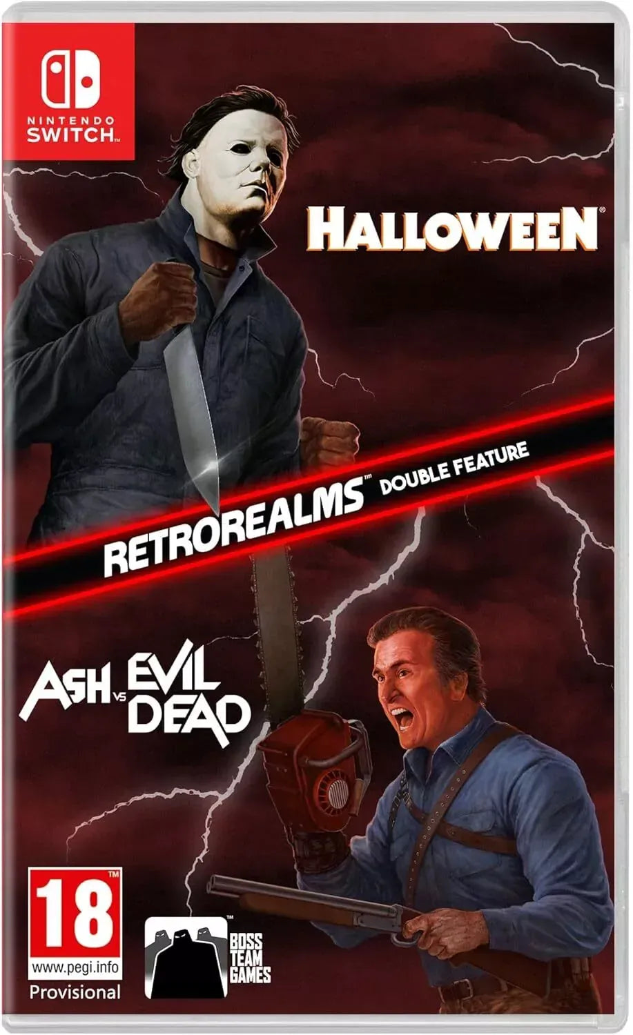 GameRaid Video Game Halloween and Ash vs Evil Dead RetroRealms Double Feature - Nintendo Switch